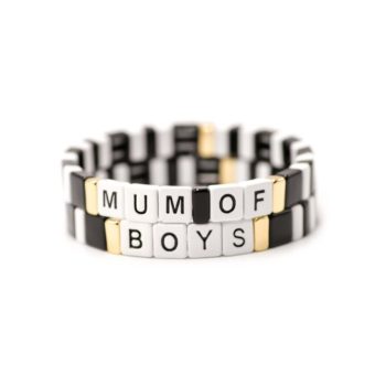 Bracelet MUM OF Noir & Blanc – Image 2