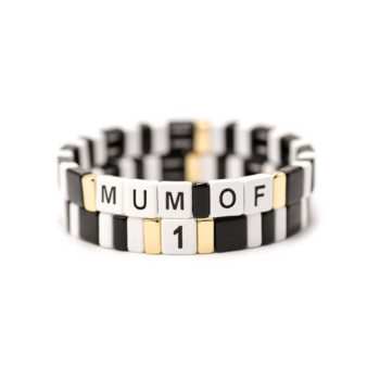 Bracelet MUM OF Noir & Blanc – Image 5