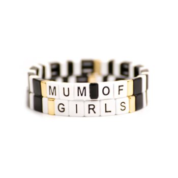 Bracelet MUM OF Noir & Blanc – Image 4