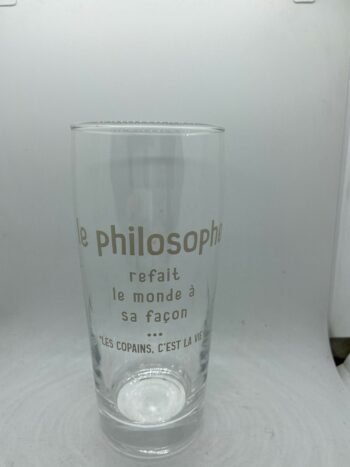 Lot de 4 verres à biere "Le Philosophe..." SJ – Image 2