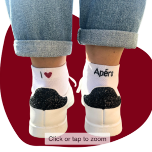 Chaussettes Blanches T36/40 Apero, coffee...