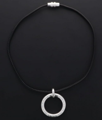 Collier cuir bouée n°169 Noir SDC