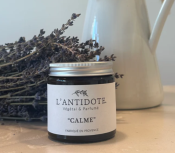 Bougie Verre Ambré 100g – Image 3