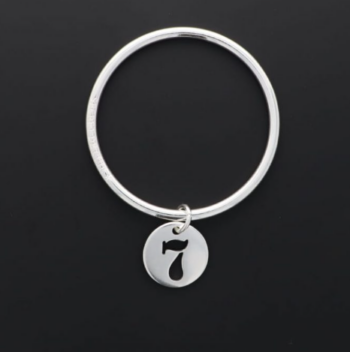 Jonc chiffre 7 Secret de Cuir