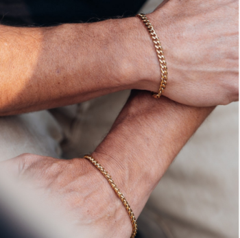 Bracelet ROUND CHAIN GOLD IXXXI Men – Image 2