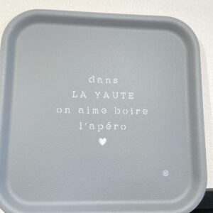 Plateau carré "La Yaute" Sophie JANIERE