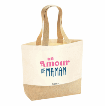 Sac coton et Jute Bubble Gum