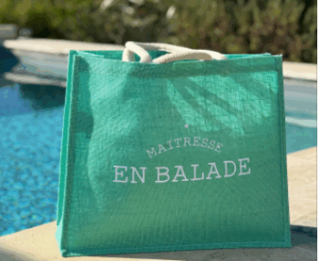 Sac cabas en jute "MAÎTGRESSE" Marcel & Lily
