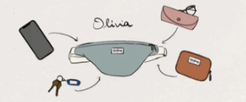 Sac banane OLIVIA Léopard écru Hindbag – Image 3