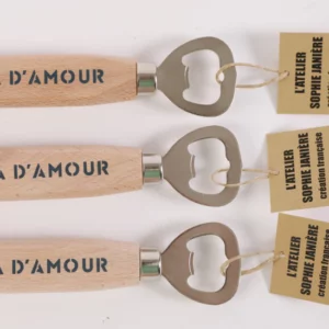 Décapsuleur bois Création Sophie Janiere